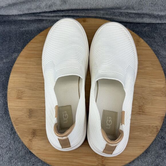 UGG White and Tan Sneakers - Picture 6 of 11